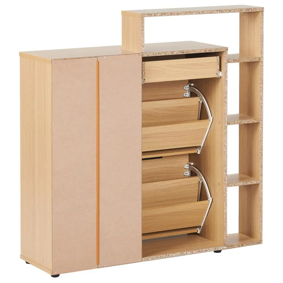 MIRANI - Schoenenkast - Lichthout - Vezelplaat