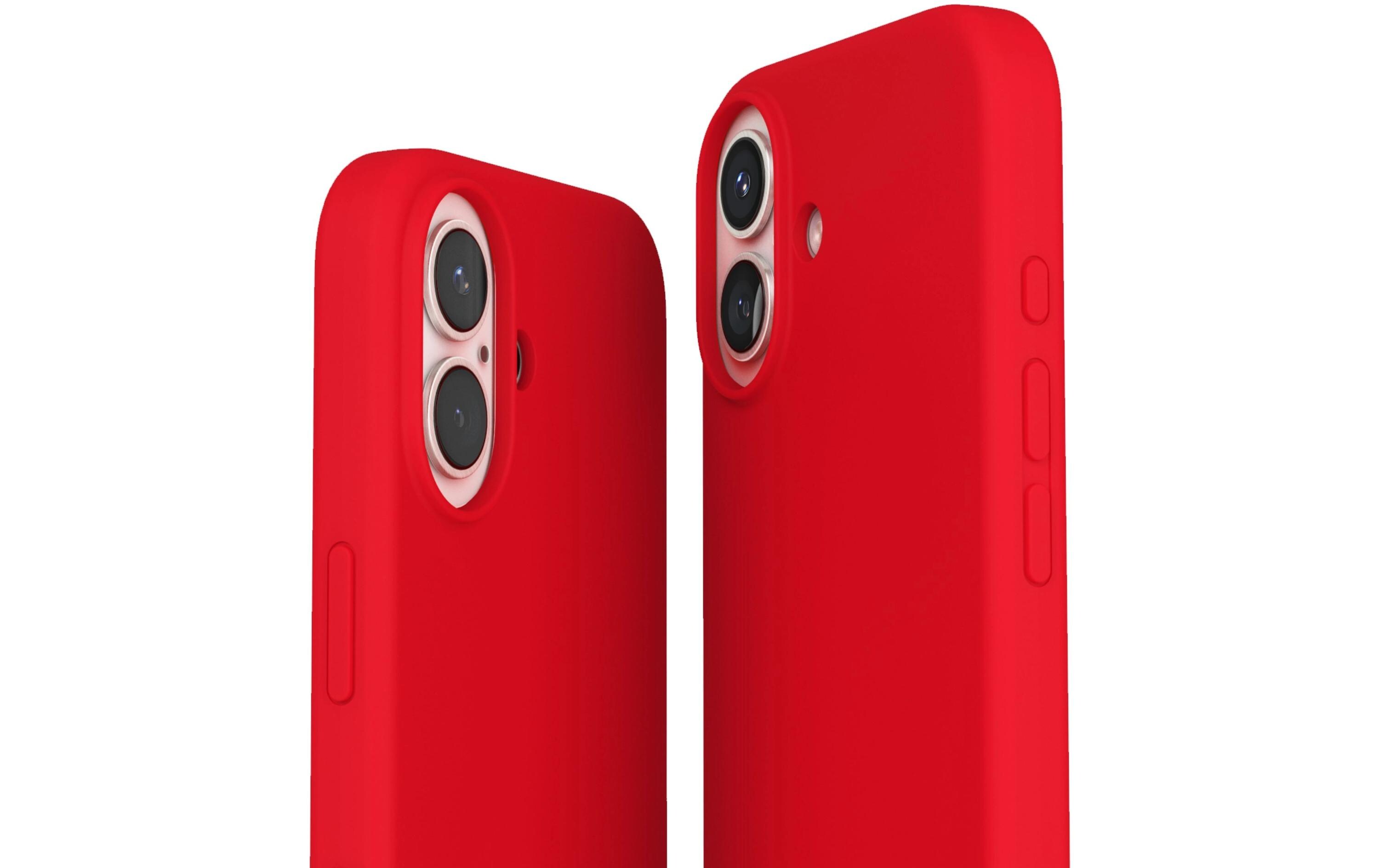Back Cover Soft Silicone iPhone 16 FirecrackerSilicone Backcover für das Apple iPhone 16