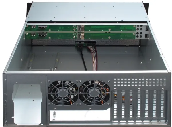 Inter-Tech IPC 4U-4408 - Rack-monterbar - 4U - forlænget ATX / SSI EEB - ingen strømforsyning (ATX) - USB