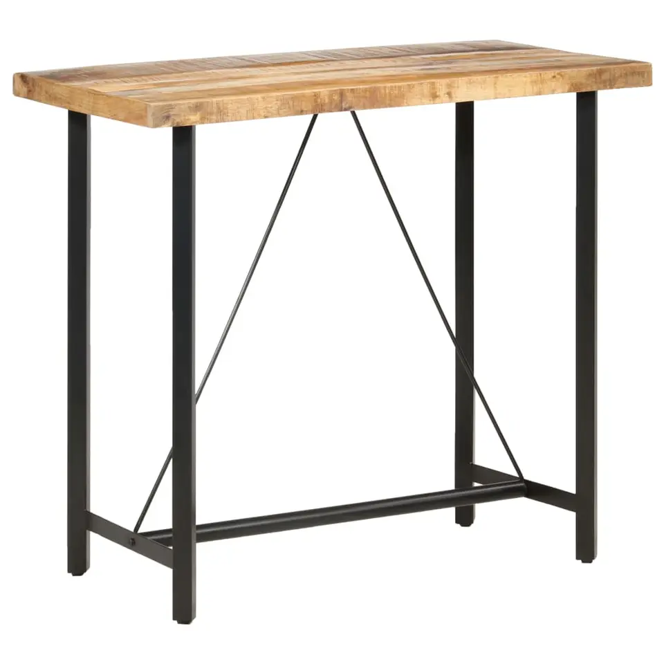 vidaXL - Bartafel - Bruin - Hout - 120 x 58 x 107 cm
