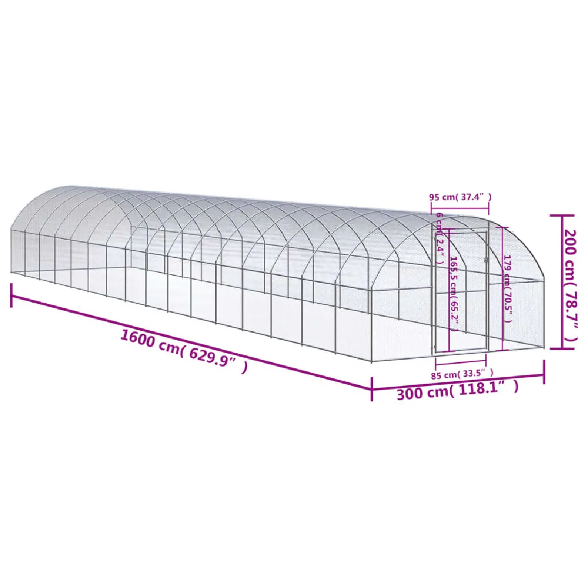 vidaXL Poulailler d'extérieur