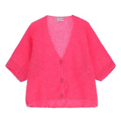 Gilet femme Boutonne Manches Courtes PLEASE