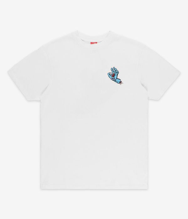 Santa Cruz Screaming Hand Chest T-Shirt (white)