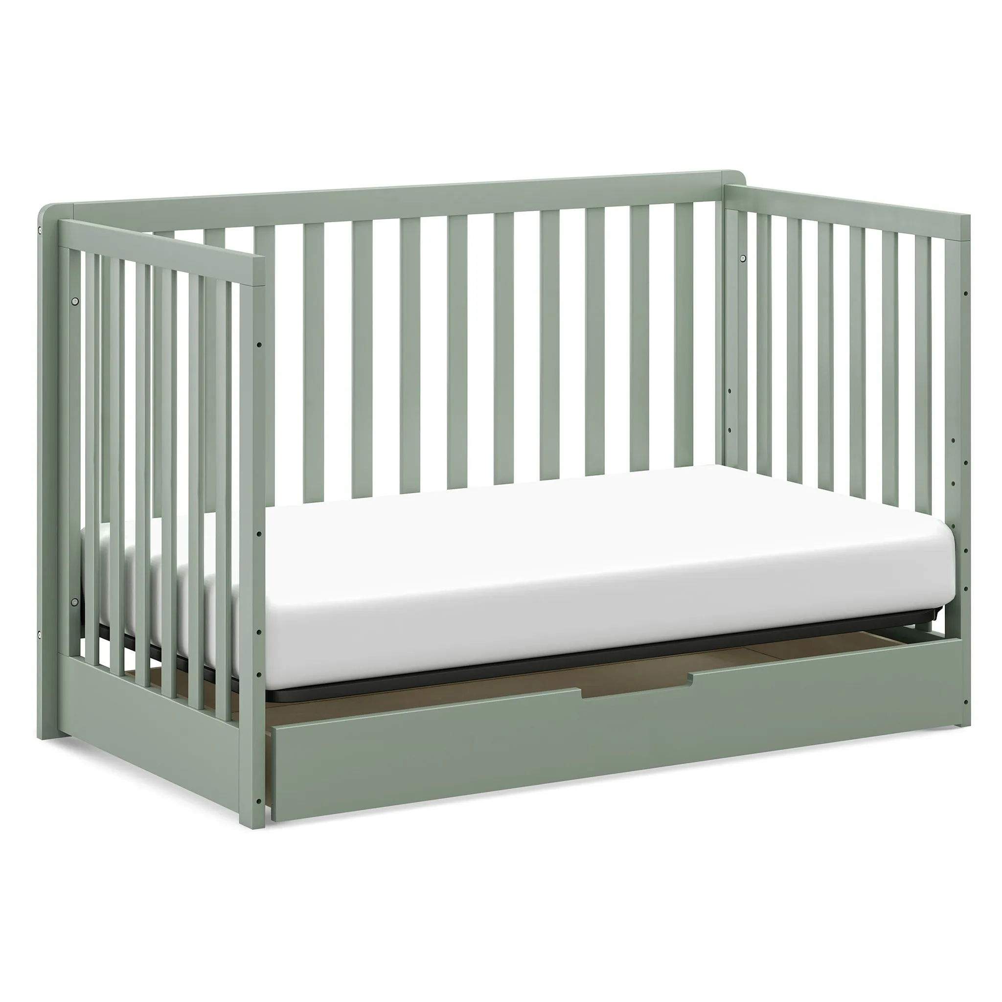 DaVinci Couchette Convertible 4-en-1 Colby avec Tiroir Gigogne - Sauge
