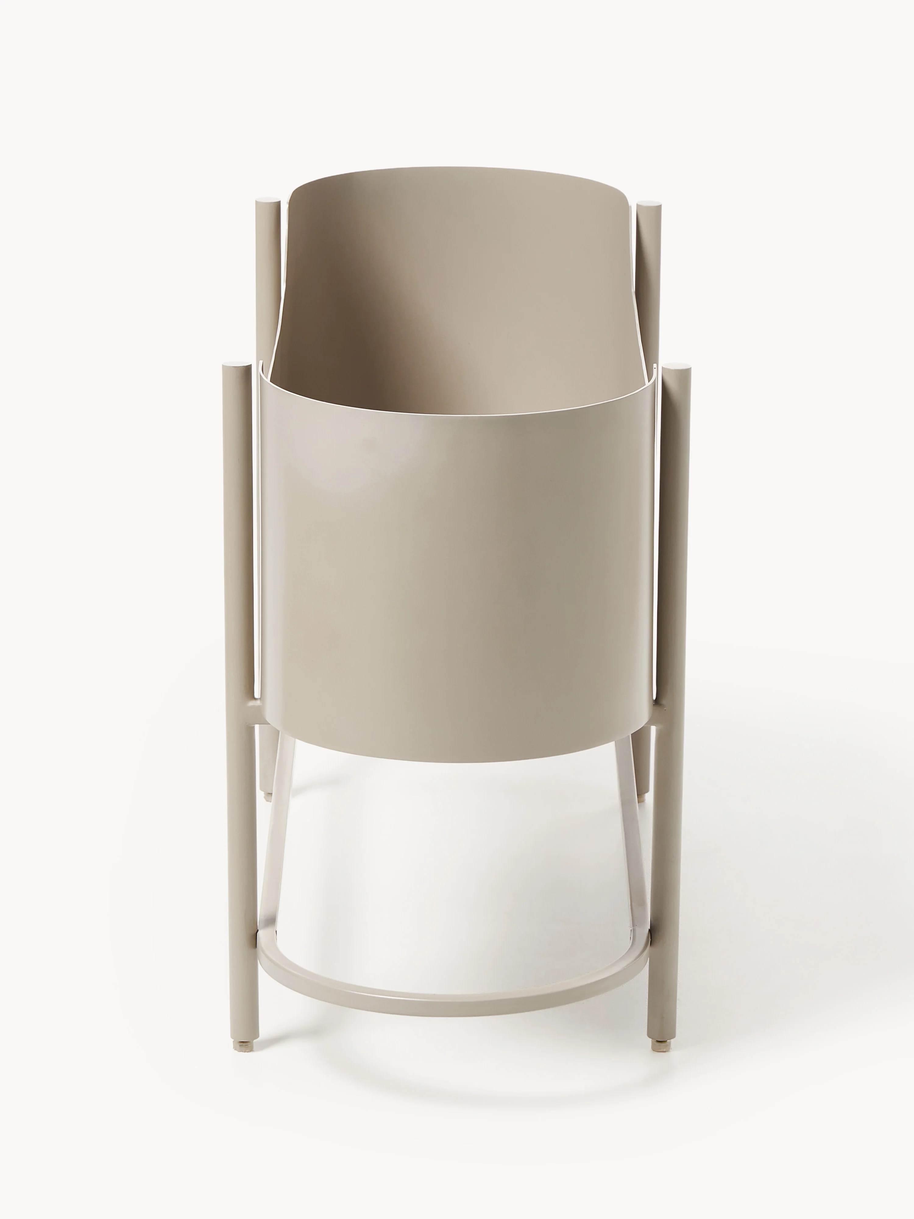 Metalen plantenbak Taru, H 45 cm