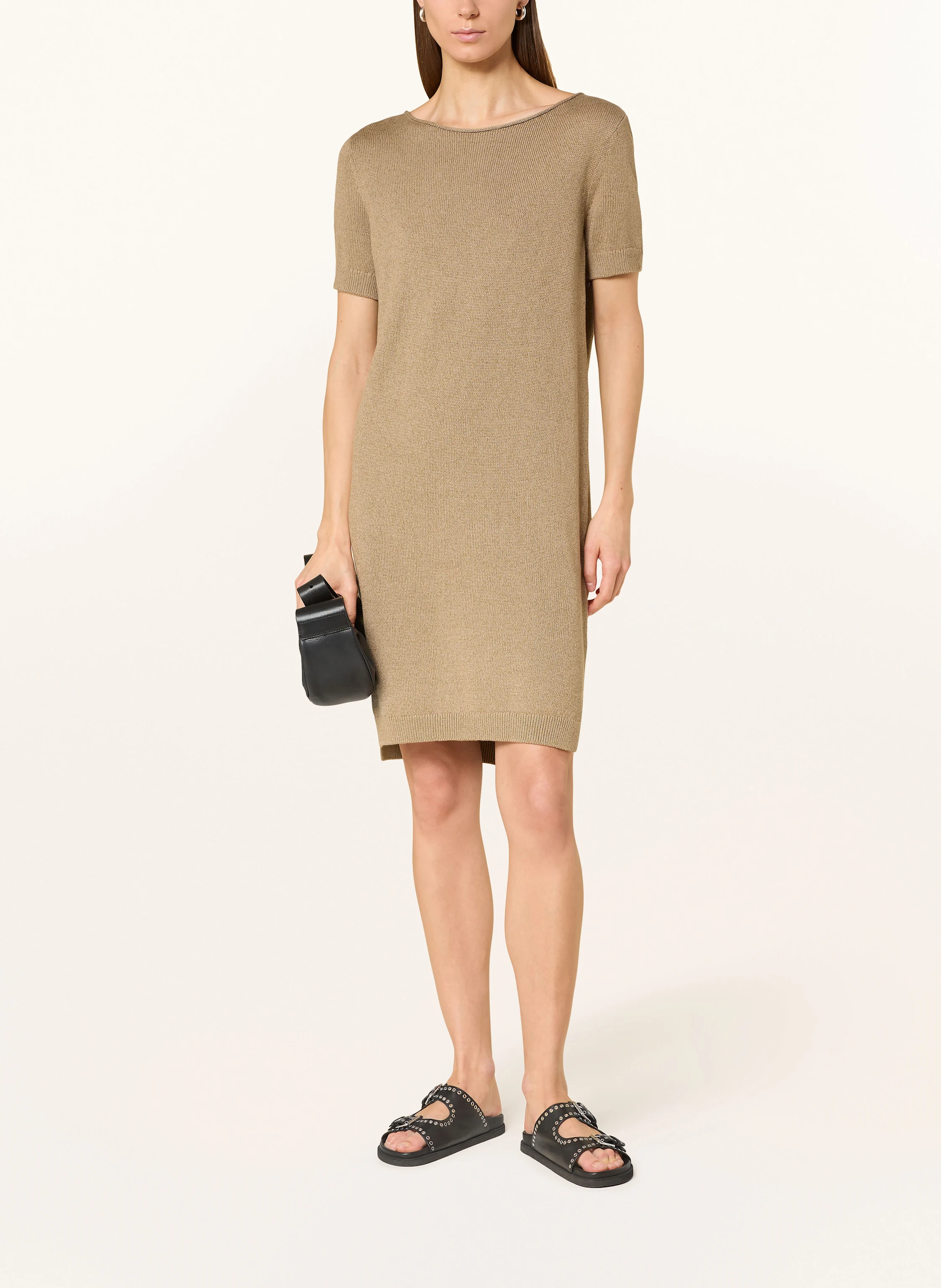 Marc O'Polo Strickkleid mit Leinen