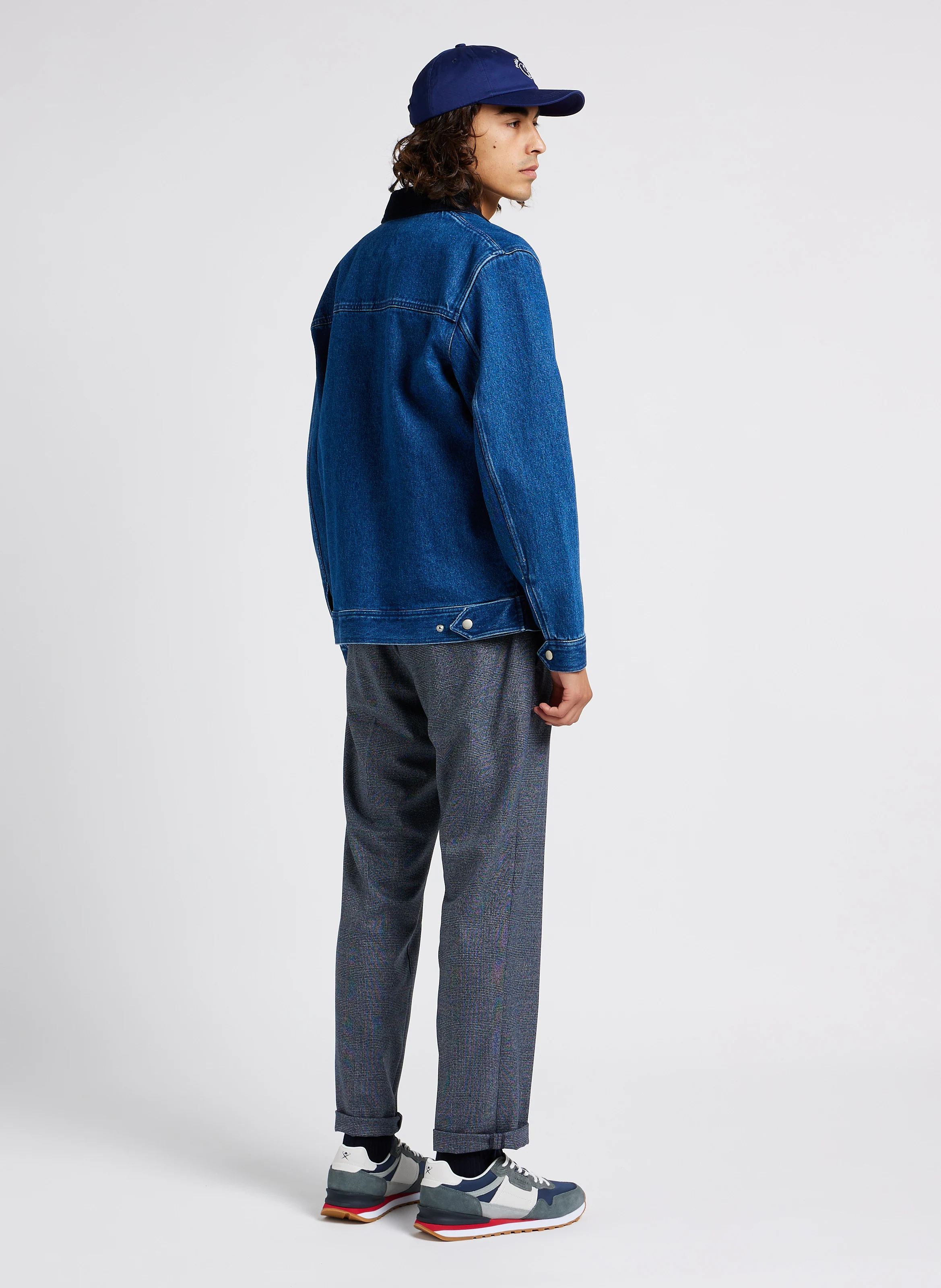 AUDIN MAISON LABICHE - Veste en Jean col en velours | Jean Délavé