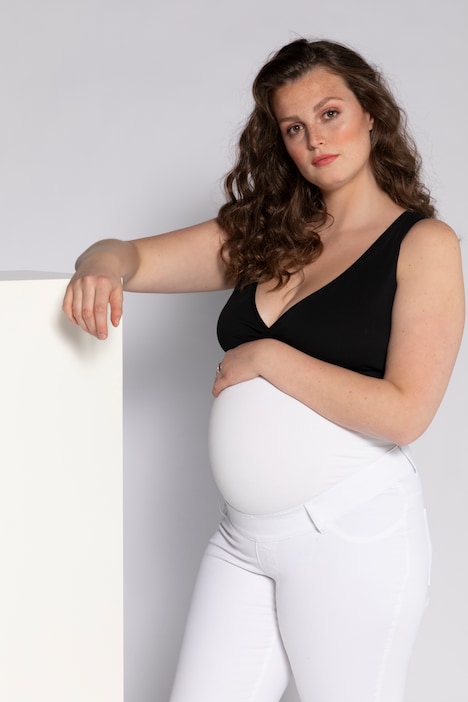 Bellieva-Jeggings, schmale Passform, Biobaumwolle, GOTS