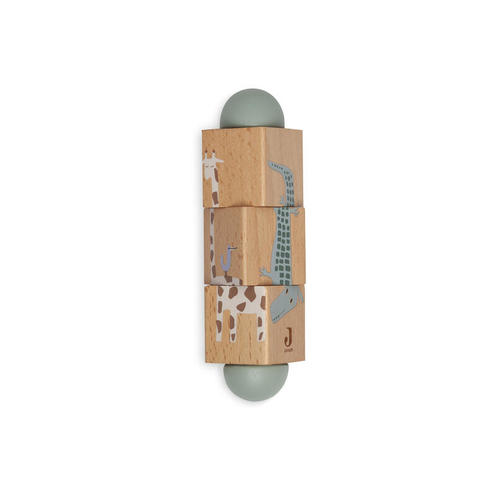 Puzzle en bois à tourner Jungle jambo - Multicolor - JOLLEIN