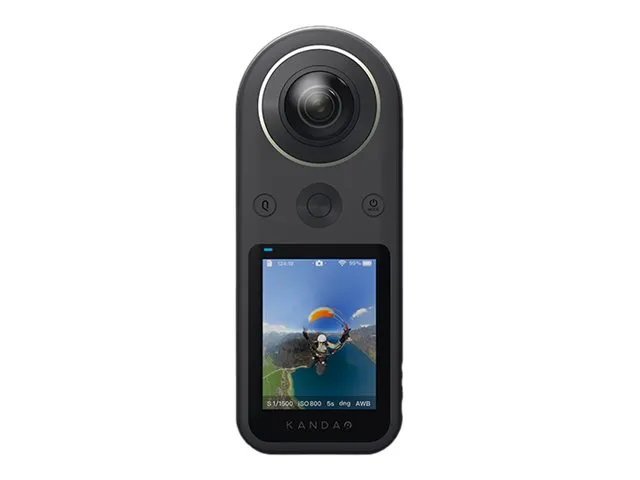 Kandao QooCam 8K Enterprise - 360° action-kamera - 8K / 30 fps - 20.0 MP - flash 64 GB - Wireless LAN - sort