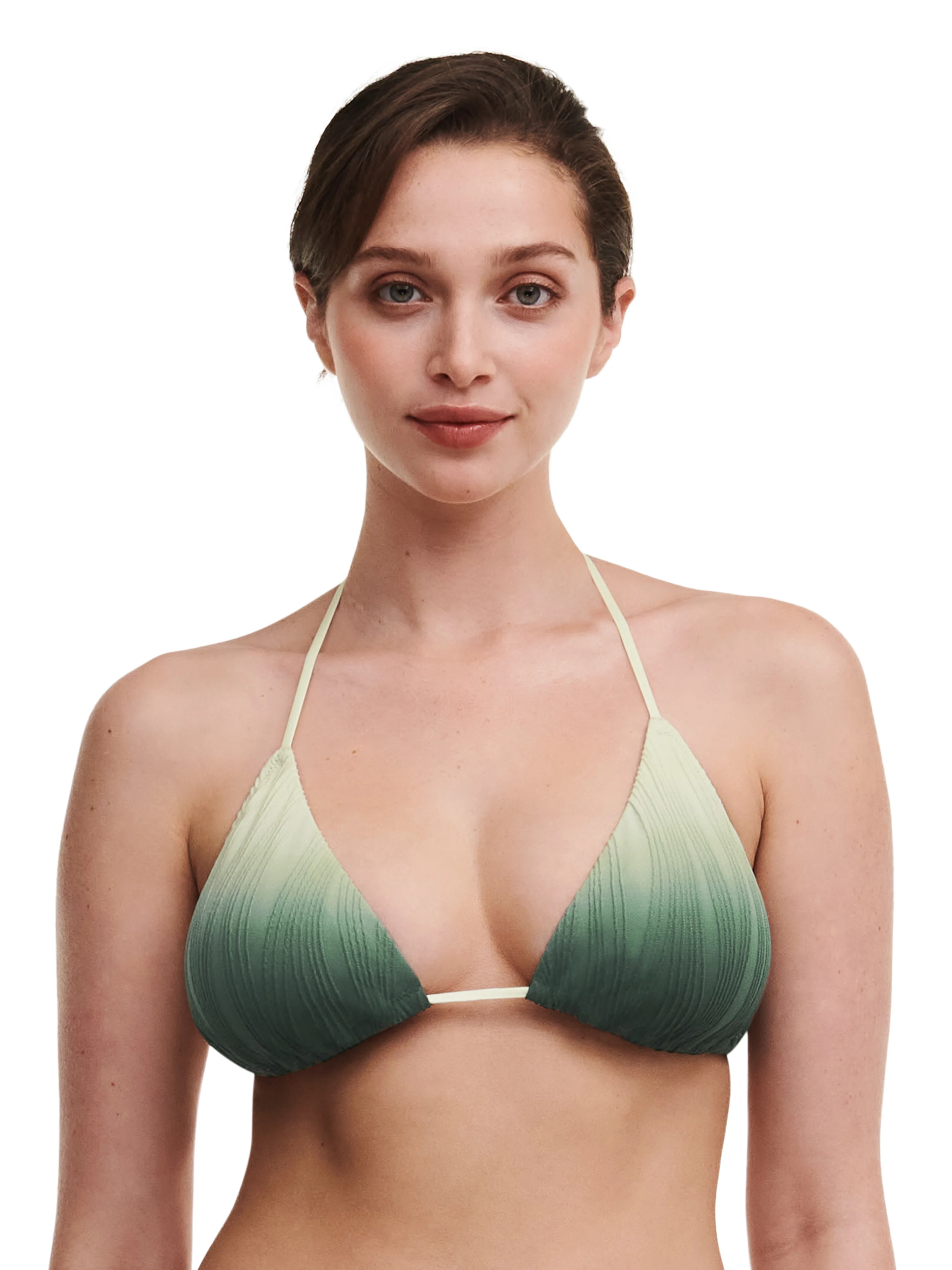 SWIM ONE SIZE - Haut de maillot de bain triangle coques amovibles | Vert