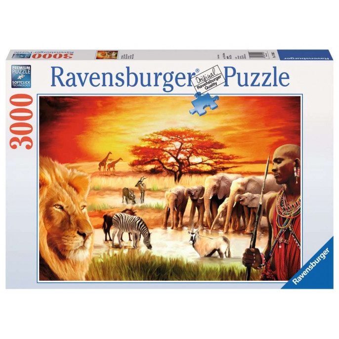 Puzzle : 3000 pièces - La fierté du Massaï