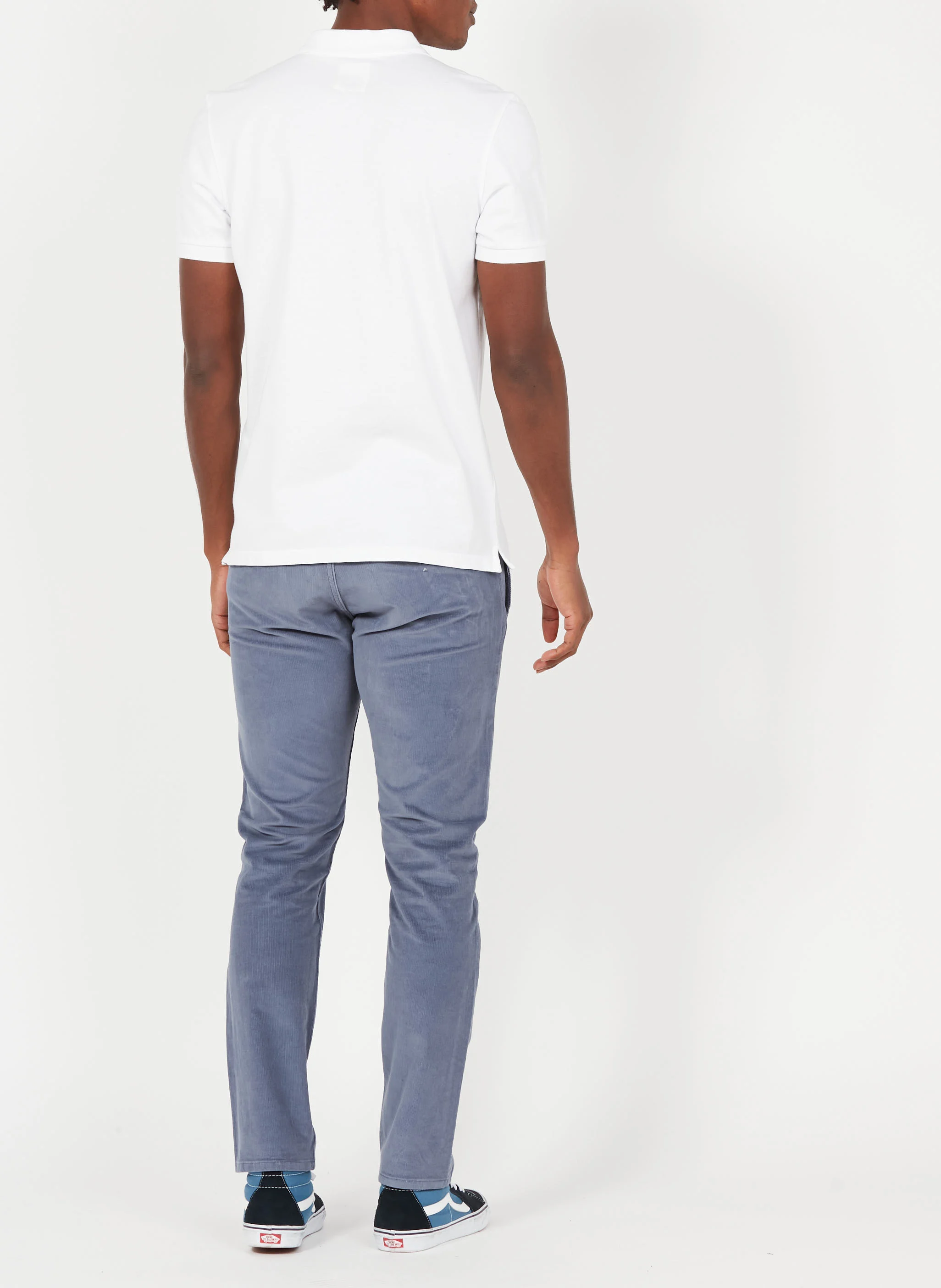 Polo regular-fit brodé en coton piqué | Blanc