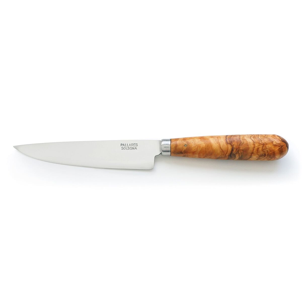 Kjøttkniv 22,5 cm, rustfritt stål/oliventre, 4 stk.