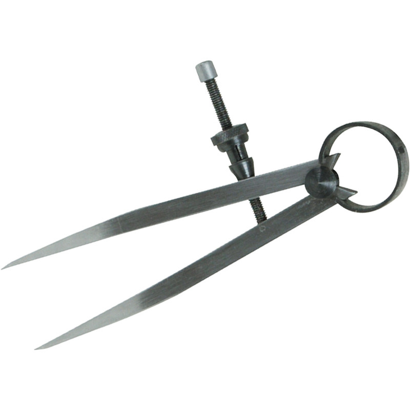 Passer met veer 150mm recht