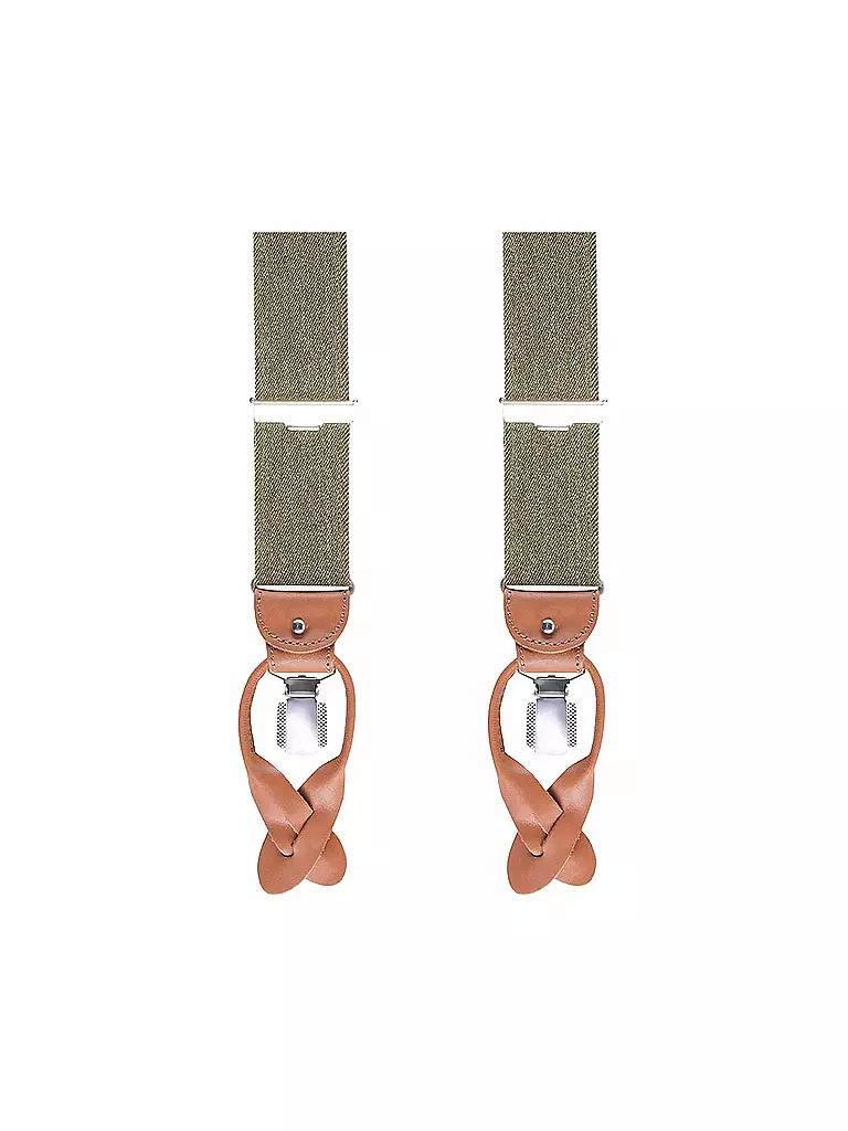 PROFUOMO Hosenträger olive