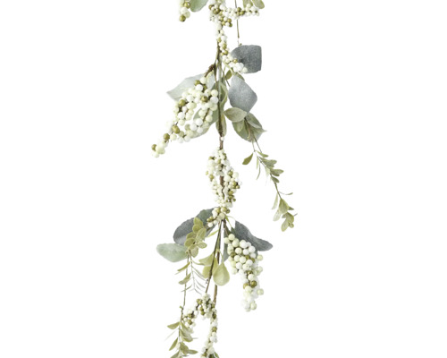 Everlands decoratieve tak, groen en wit