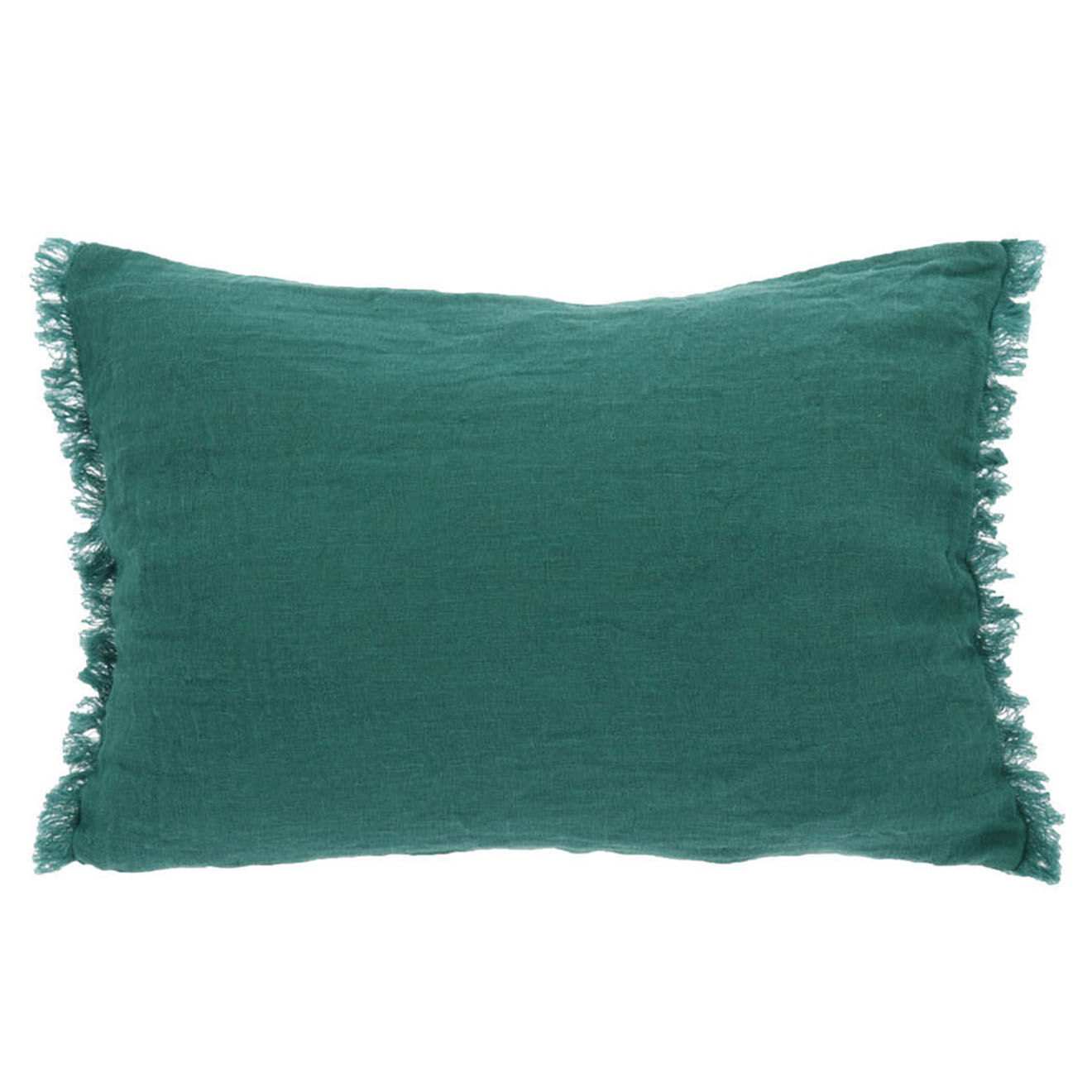 En Fil d'Indienne Housse de coussin Étamine canard - 40x55 cm