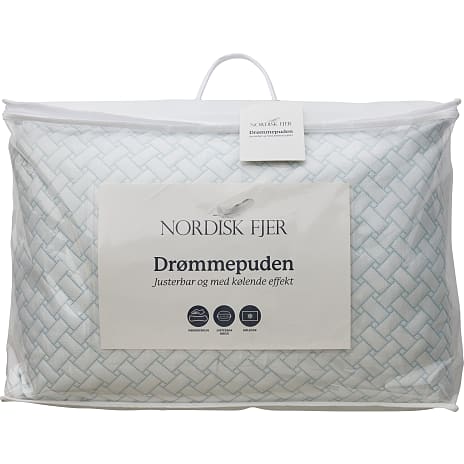 Nordisk Fjer drømmepuden 47x67 cm - justerbar højde