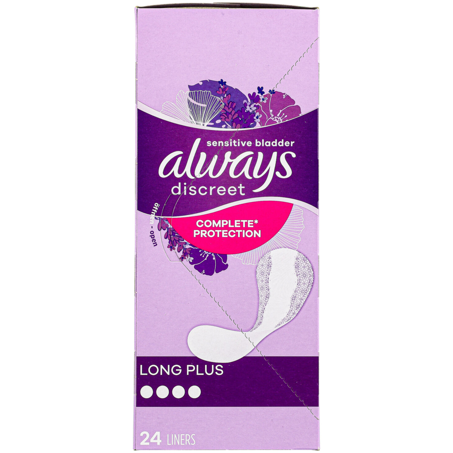 Always Discreet Slipeinlagen Long Plus 24 Stück