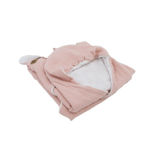 Sortie de bain 75x75 cm Vieux Rose - DOMIVA