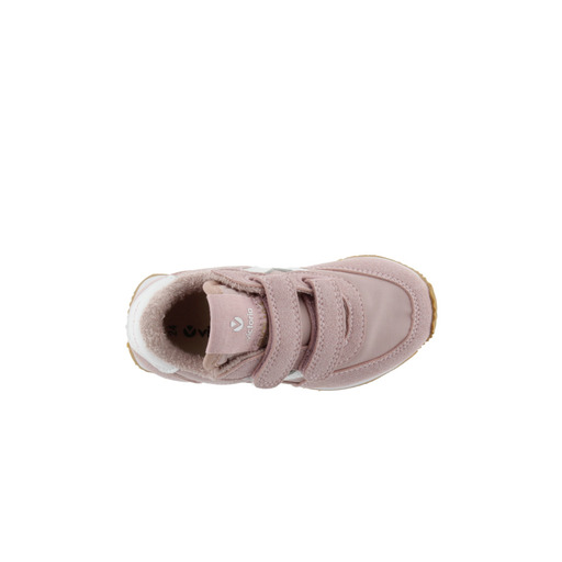 Tênis infantil Victoria Astro em nylon com detalhes em tom sobre tom e fechamento duplo em velcro.