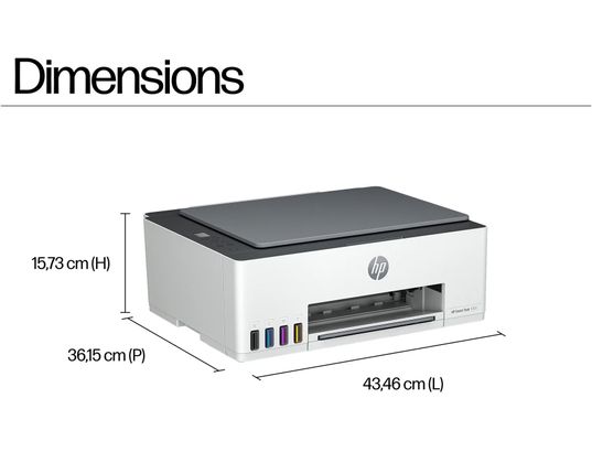 HP - Imprimante multifonction jet d'encre Smart Tank 5105 (1F3Y3A)