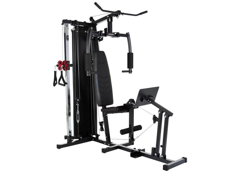 HAMMER Kraftstation Ferrum TX3 Fitnessgerät mit Seilzugsystem und Beinpresse