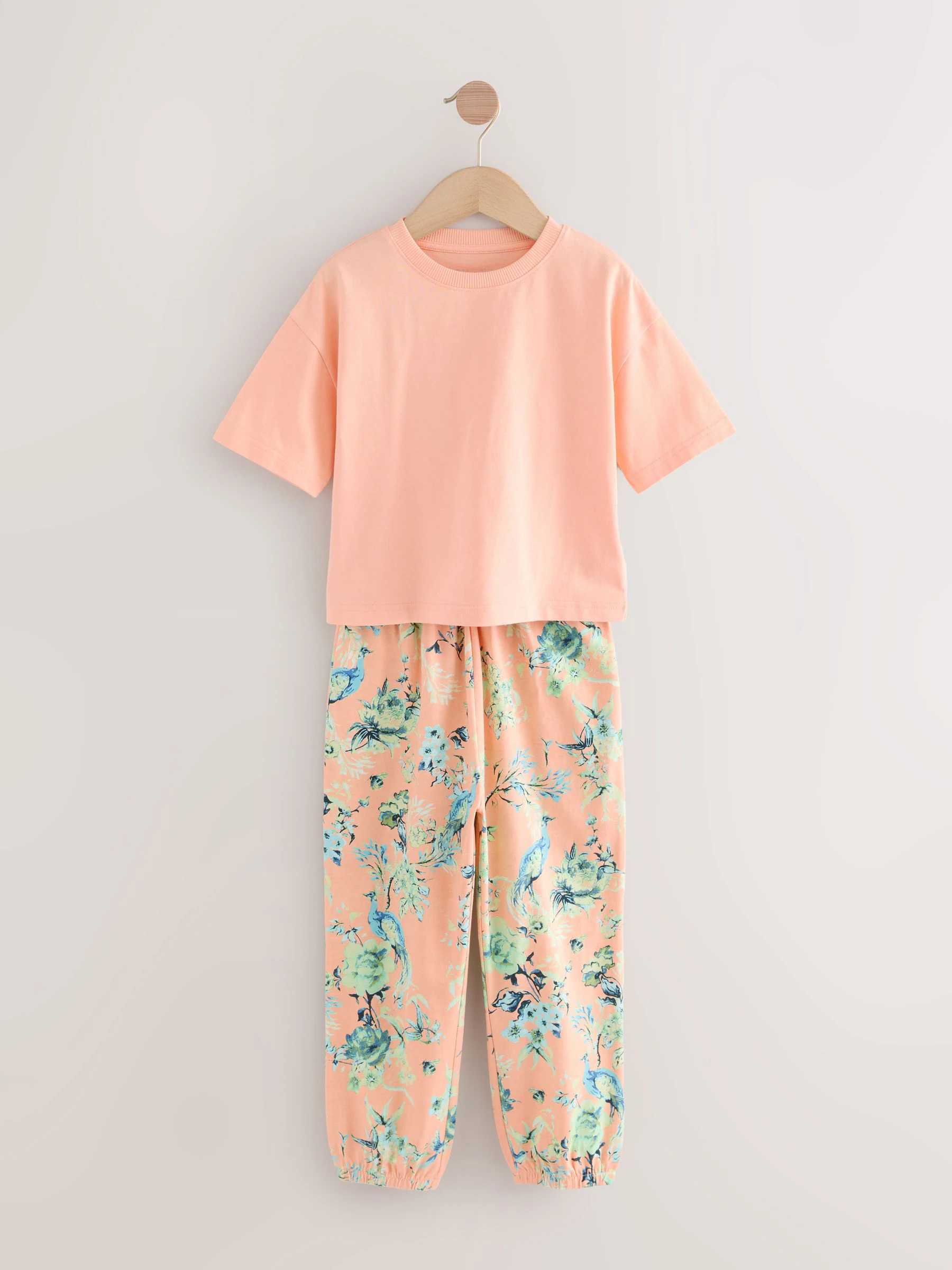 Roze/blauw - Verpakking van 3 pyjama's met joggingbroek (3 - 16 jr)