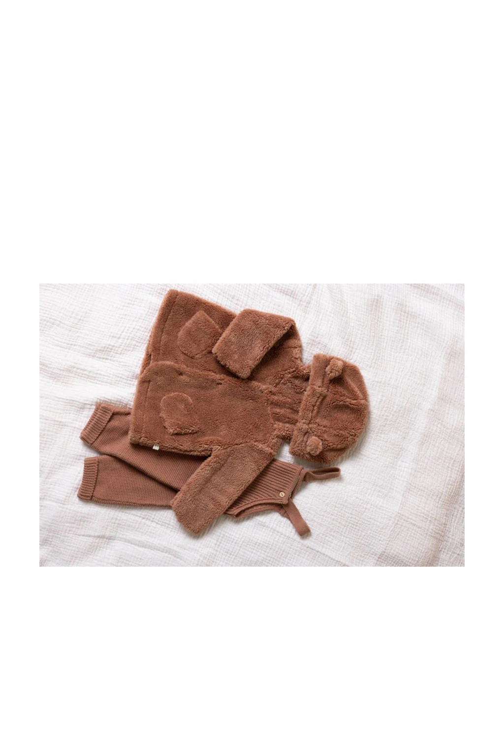 Petite Maison teddy teddy jas bruin