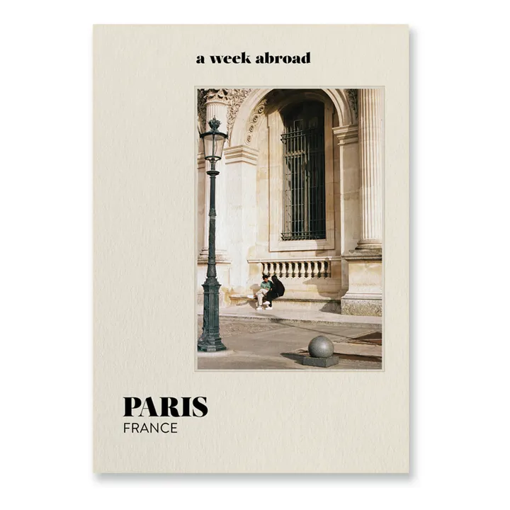 A Week Abroad Livre de voyage - Paris | Beige