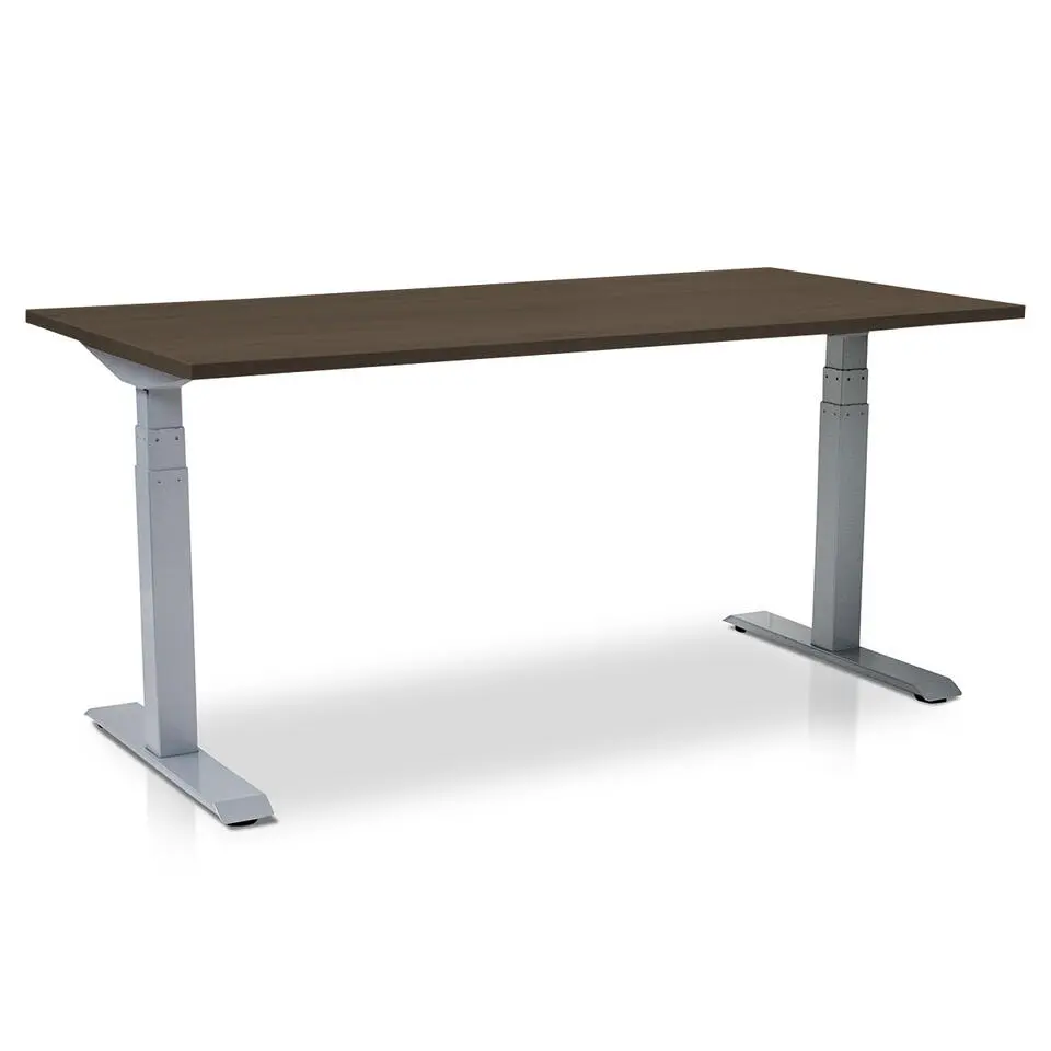 MRC PRO elektrisch ARBO zit-sta bureau - 140x80 cm - bruin eiken