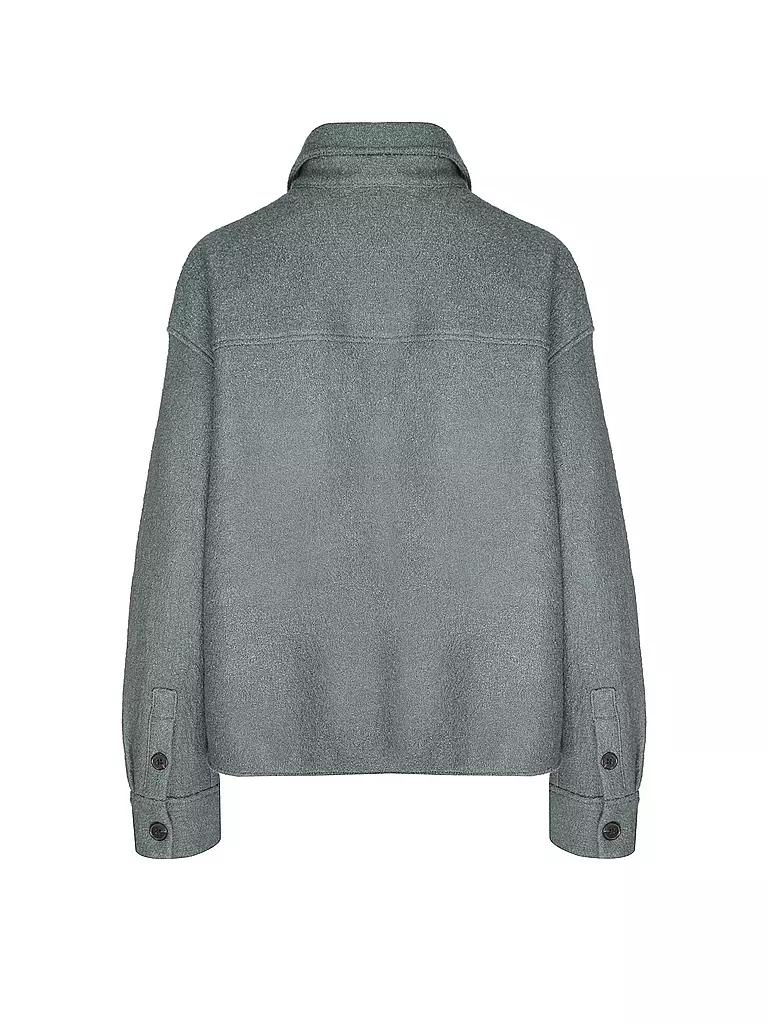 MARC O'POLO Overshirt dunkelgrün