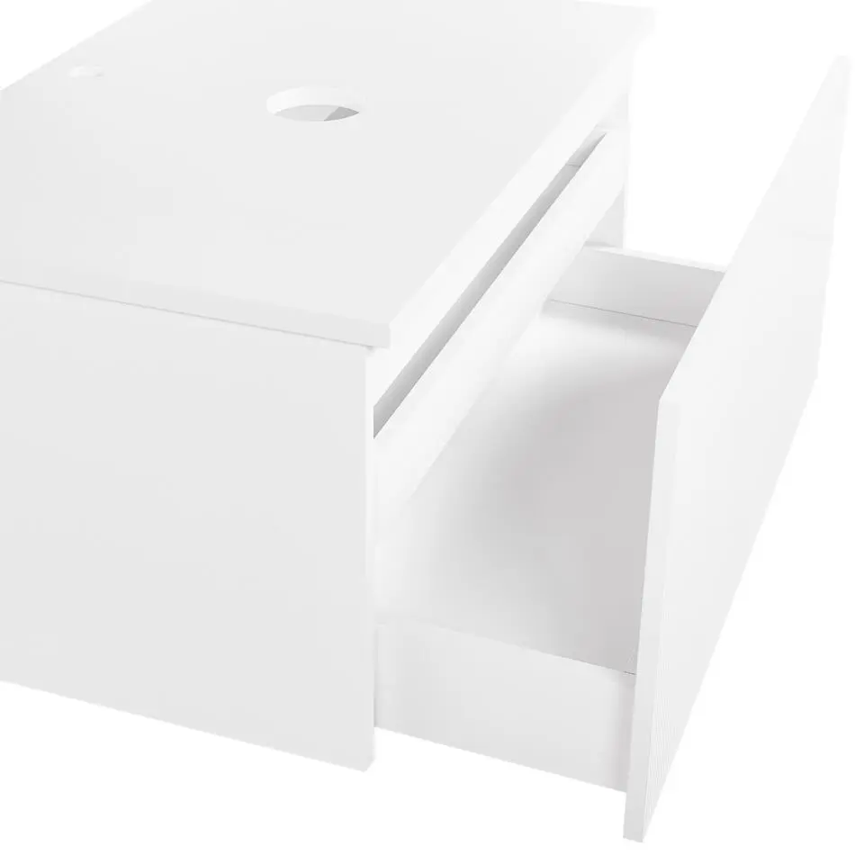 ALZIRA - Badkamermeubel - Wit - 80 x 52 cm - Hout