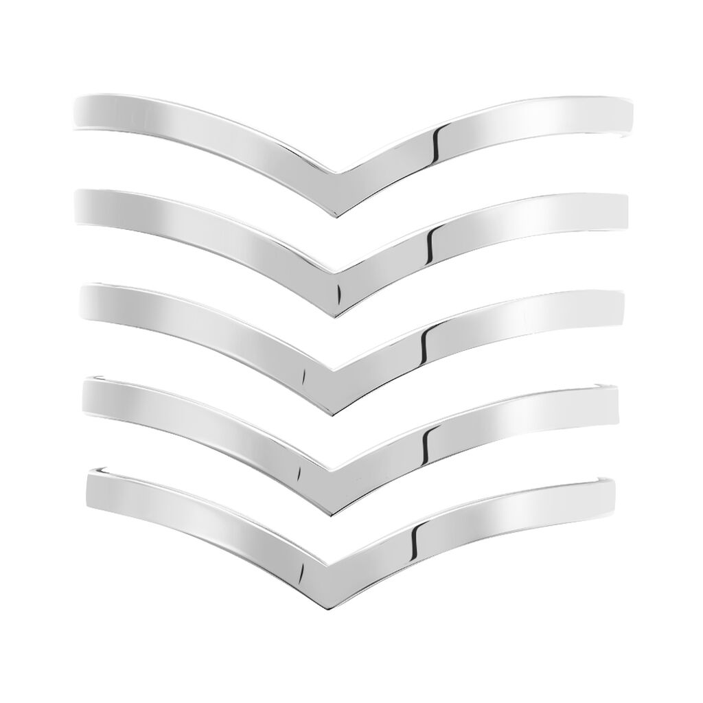 Bracelet Manchette Abid Acier Blanc