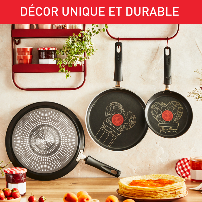 Poêle à crêpes Tefal Bonne Maman 25 cm - Induction