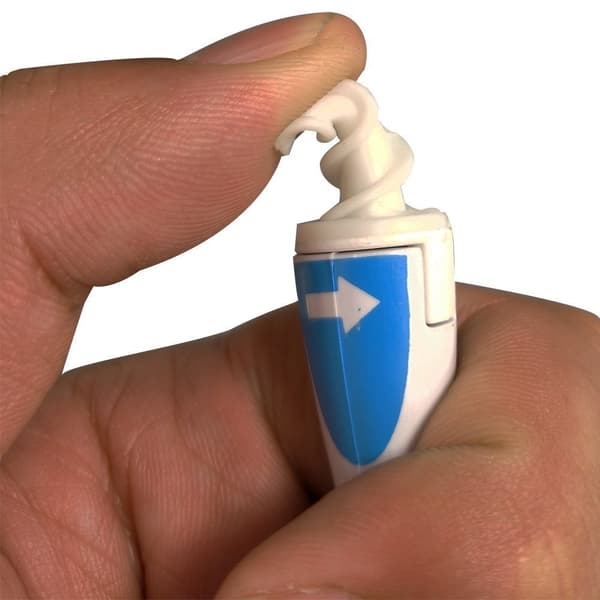 Ørenrenser med gummispiral og silikonspisser