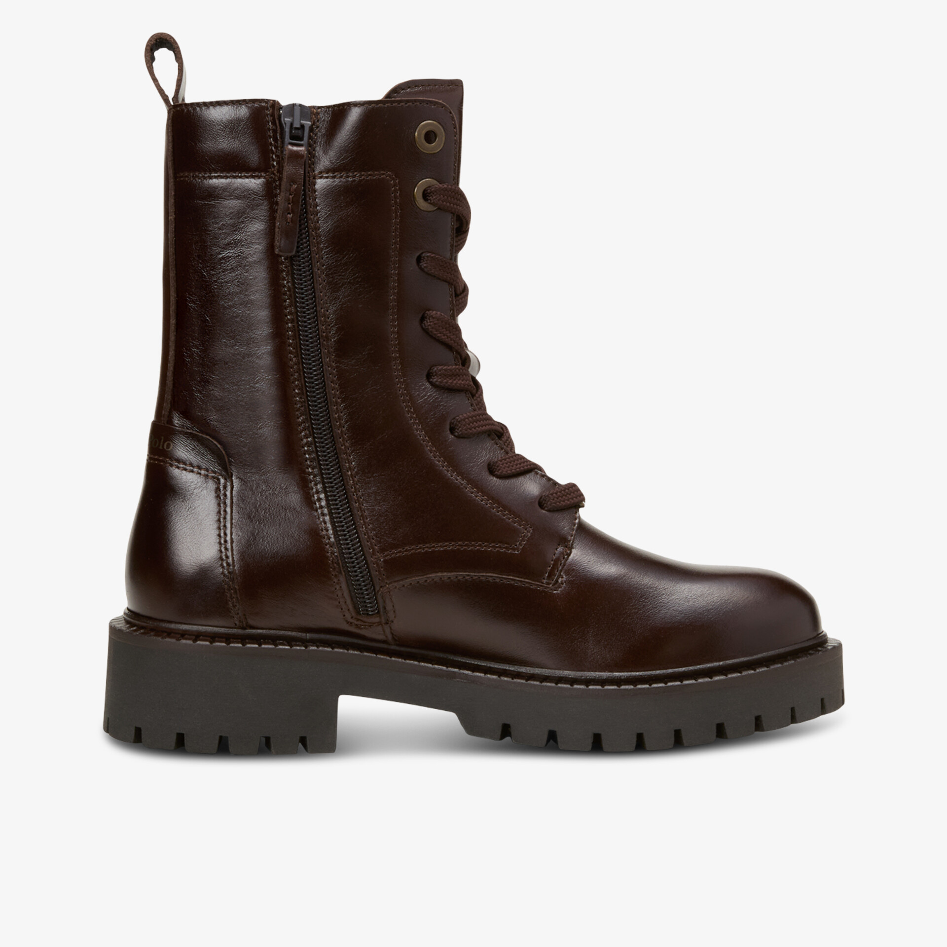Marc O´Polo Damen Biker Boots braun