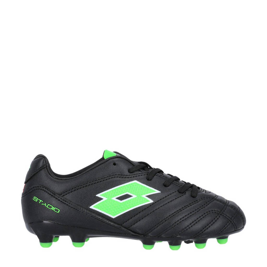 Lotto Stadio 705 FGjunior voetbalschoenen zwart/groen