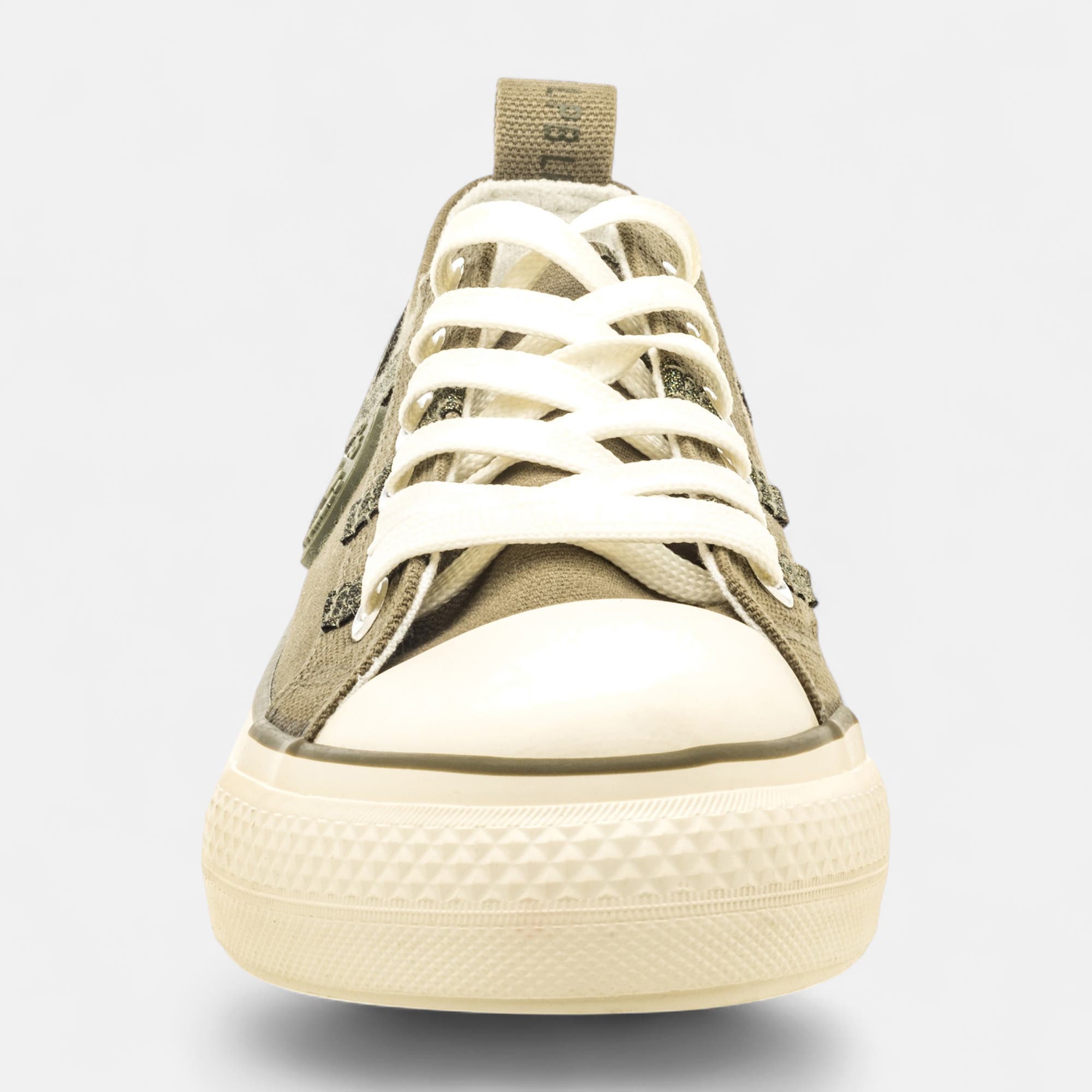 Baskets en toile Femme kaki
