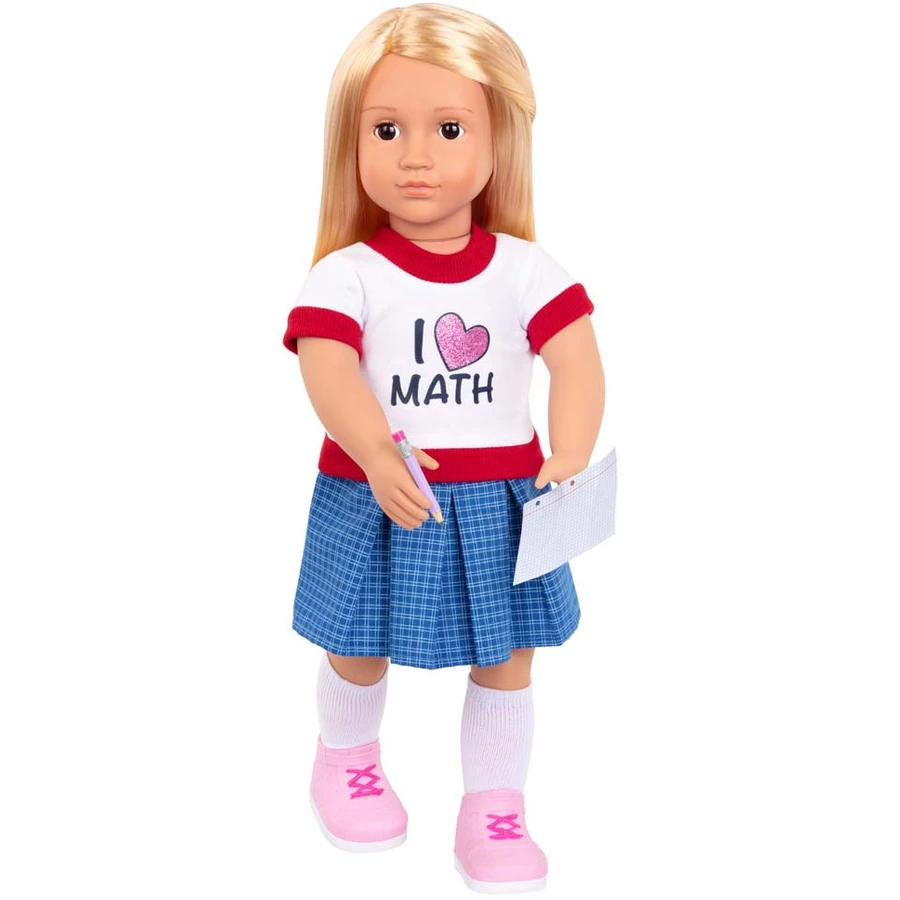 Our Generation Outfit Ich mag Mathe für 46 cm Puppen Mehrfarbig