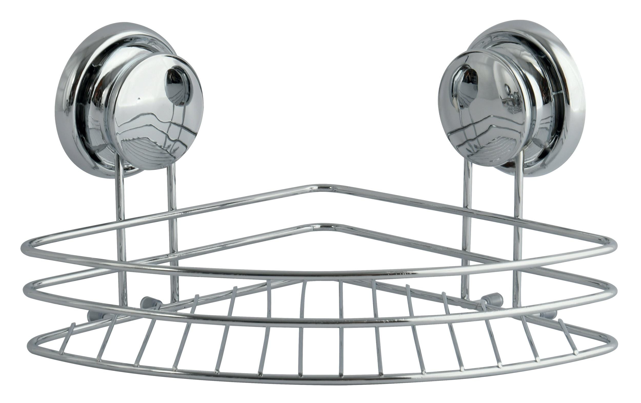 Duschmittelhalter SilberEck-Duschregal