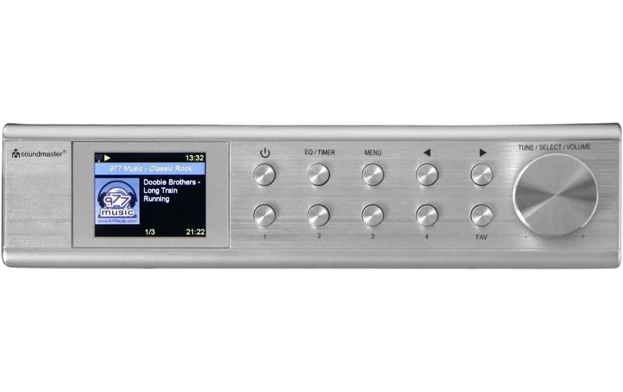 Soundmaster Digitalradio (DAB+) »IR1500SI Silber« (Bluetooth | WLAN Digitalradio (DAB+) | FM-Tuner | Internetradio )