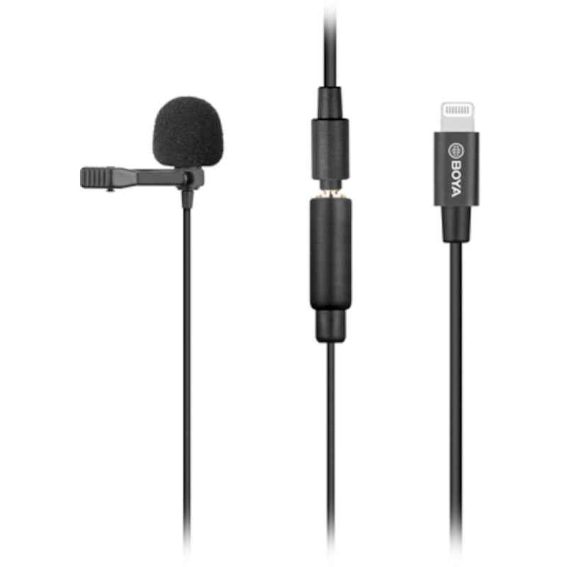 Boya BY-M2 lavalier microfoon voor iOS