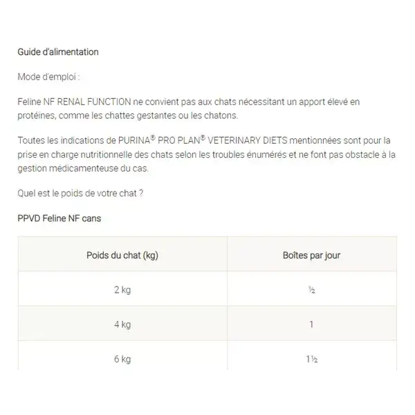 Ração úmida para gatos Purina Pro Plan Veterinary Diets NF para função renal, 24 x 195g