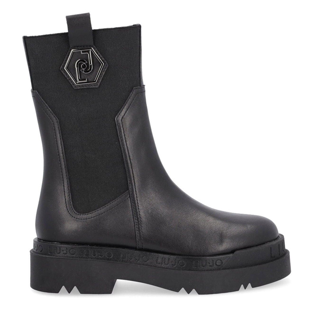 Liu-Jo Boots en Cuir Roma noires