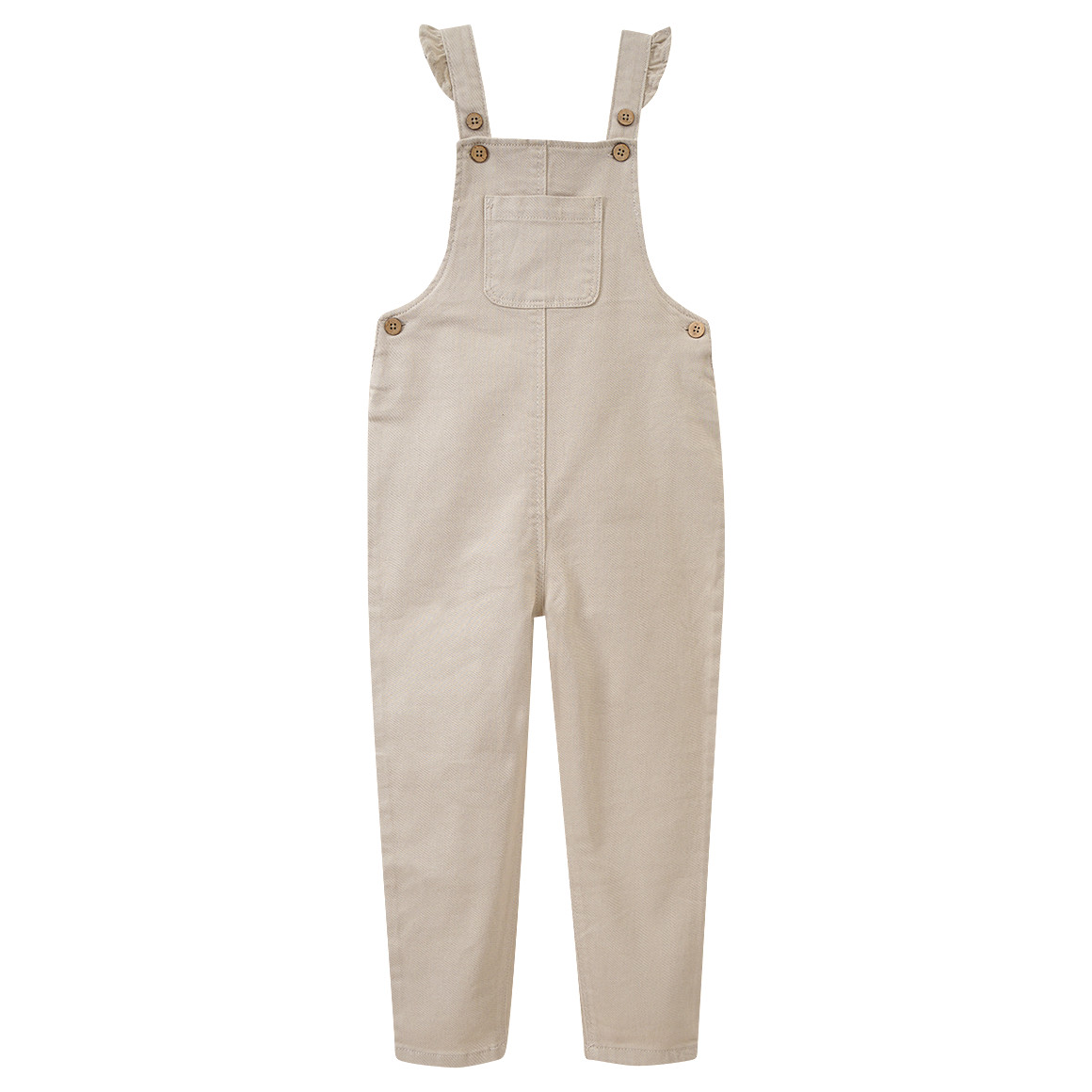 Topolino Pure Collection Mädchen Latzhose mit Brusttasche beige