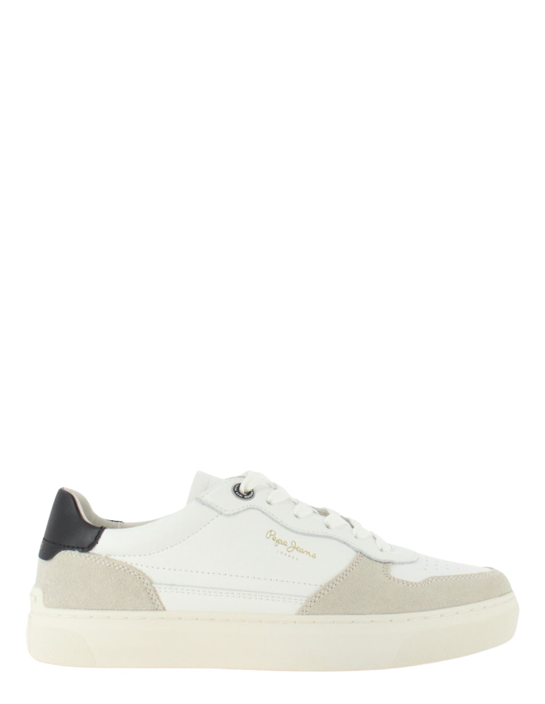 pepe jeans Baskets de ville Homme Camden Street M Blanc/Noir