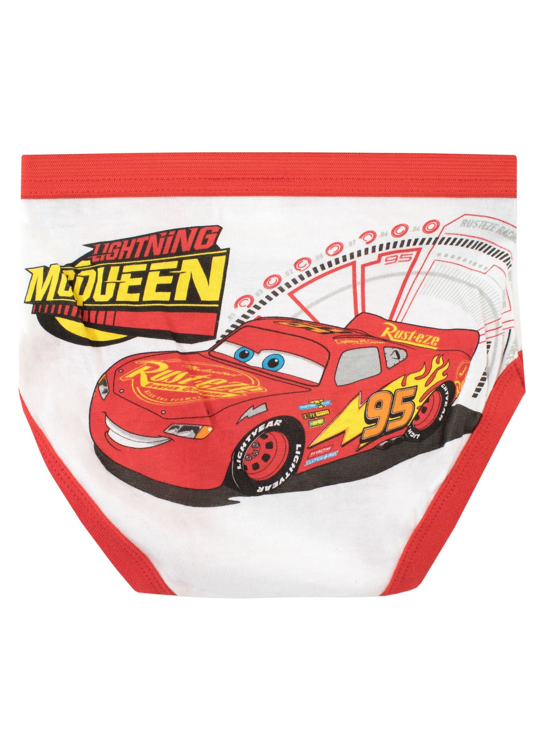 Character Disney Cars 100% Cotton Underwears 5 Pack