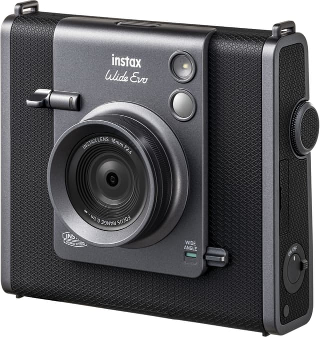 Fujifilm Instax Wide Evo instant camera (sort)